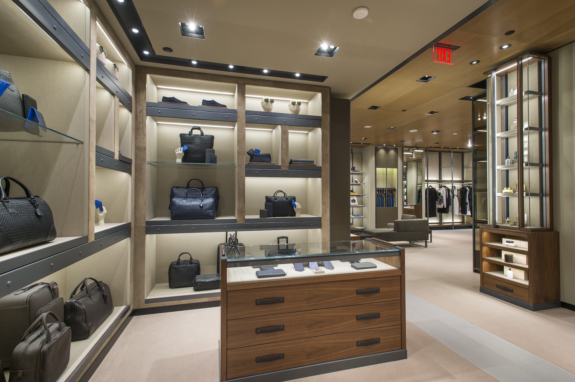 Purse Display Retail Store Interior Design