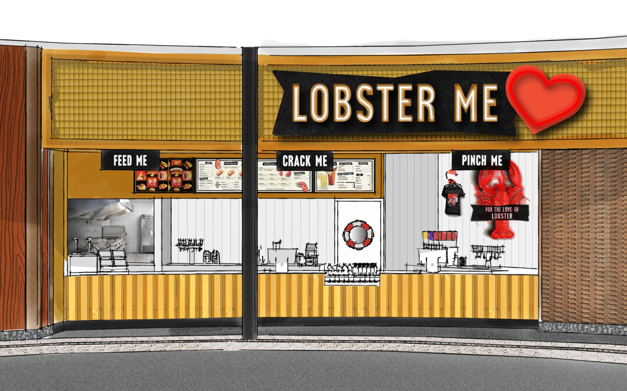 Lobsterme Restaurant Design Las Vegas