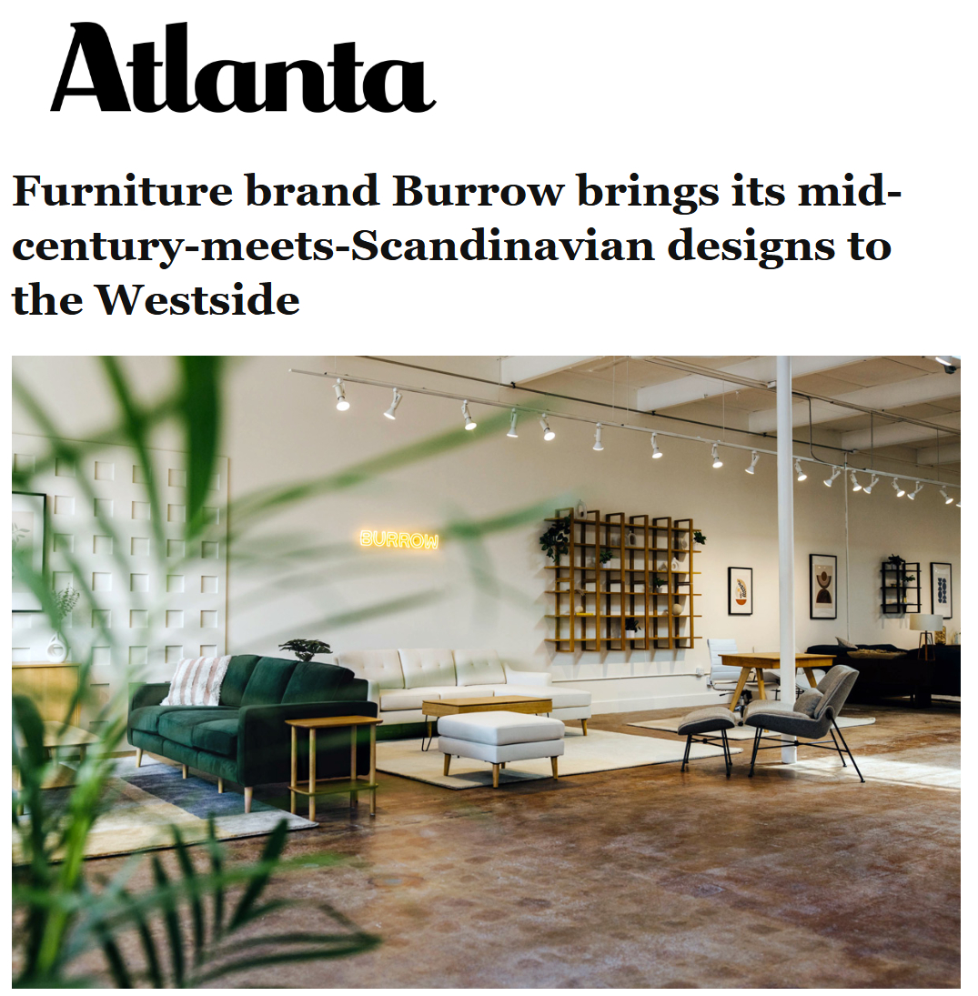 20220810 Atlanta Magazine Pen110 Studio Burrow Showroom Retail Store Opening